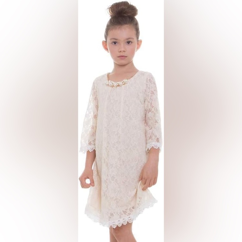 Petite Adele Lace Girl’s Dress size 12